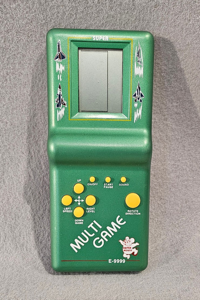 Vintage E-9999 Super Mouse Multi Game Electronic Handheld, Works