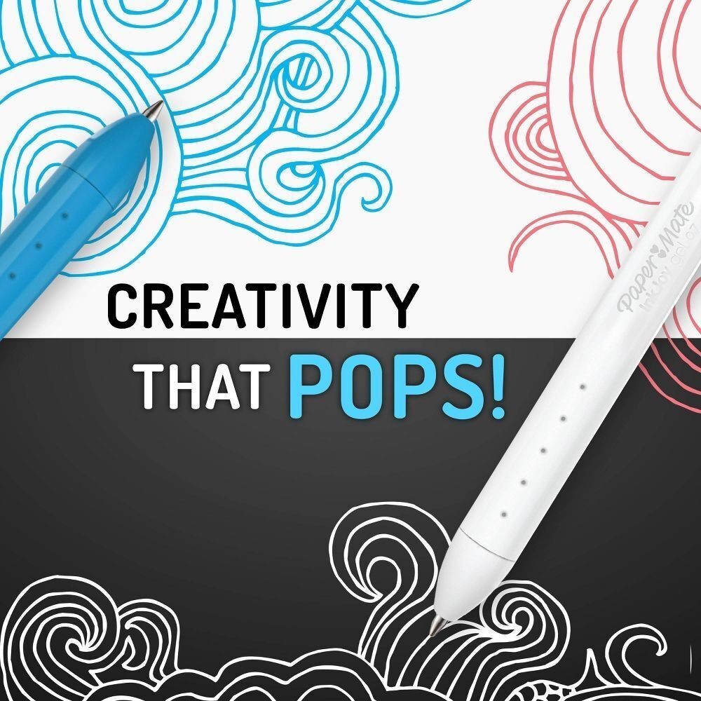 Paper Mate InkJoy 18pk Gel Pens 0.7mm Medium Tip Multicolored Gift Pack New