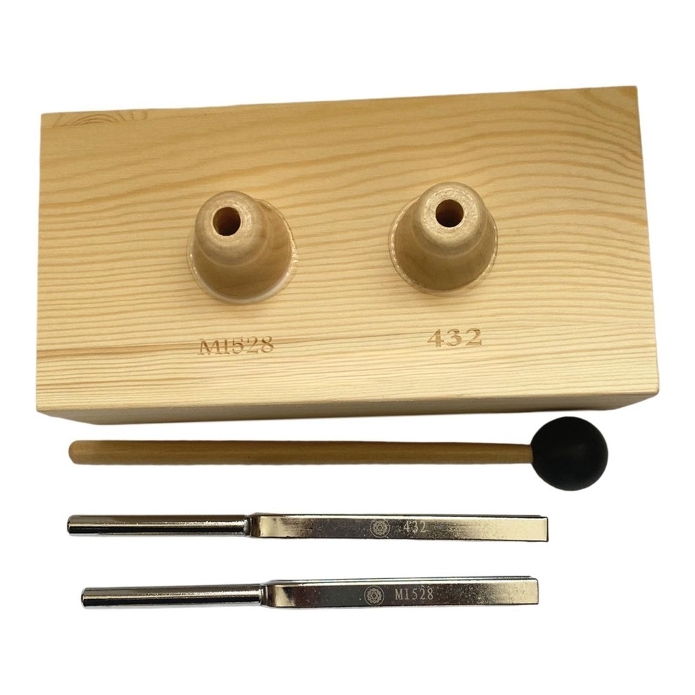 Yogas Tuning Fork Set Wooden Professional Testing Experimental Instrument for