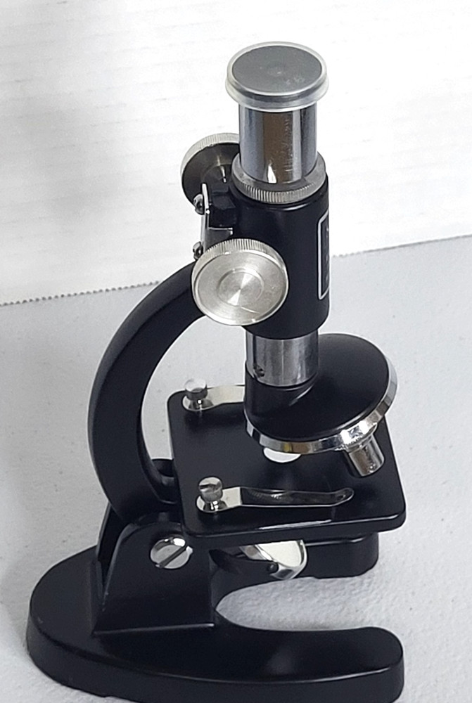 Vintage Sears Golden Science Microscope Set In Original Box Educational Science