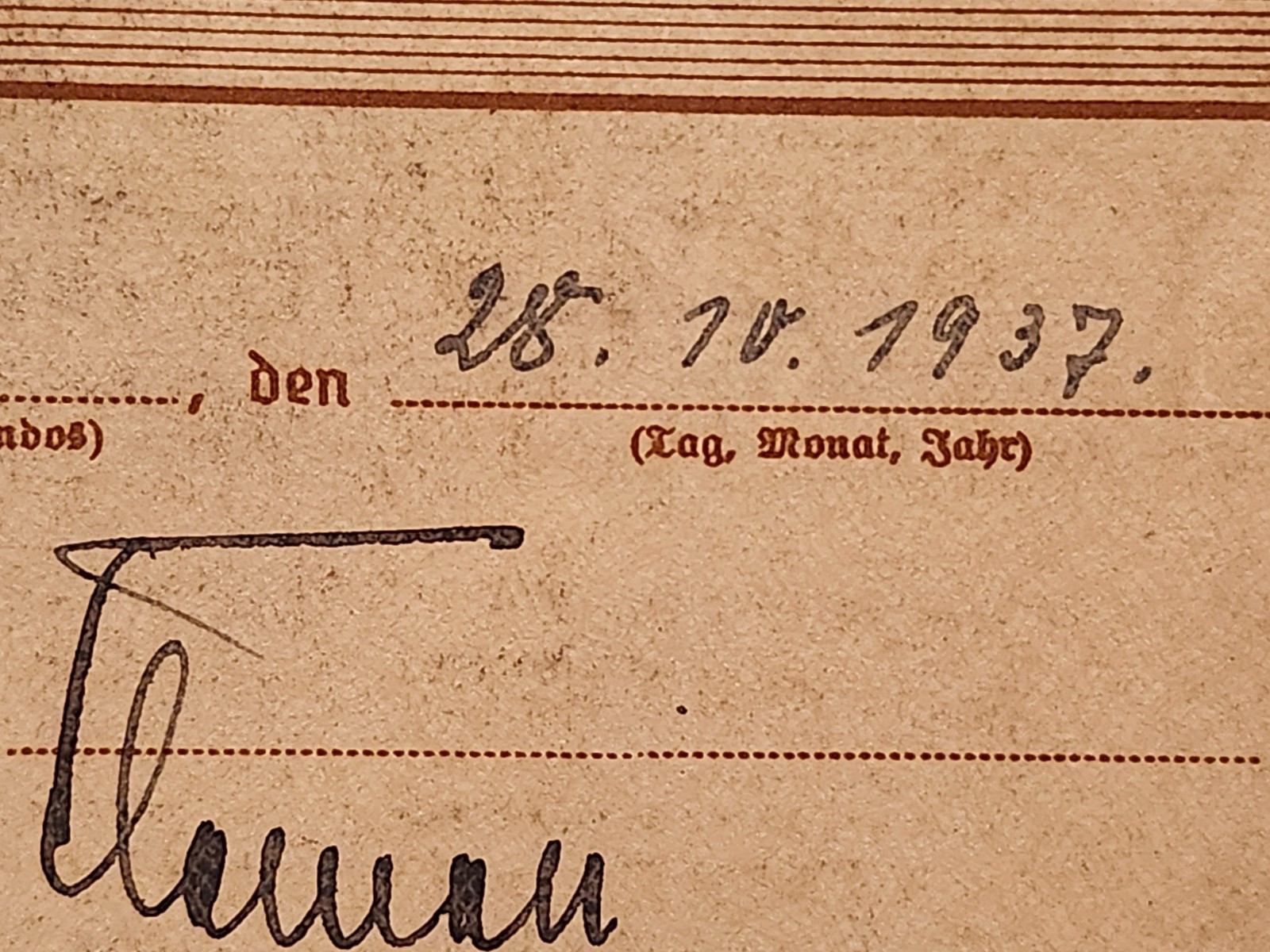 WW2 Germany. Military ID Gottingen-Northeim 1937