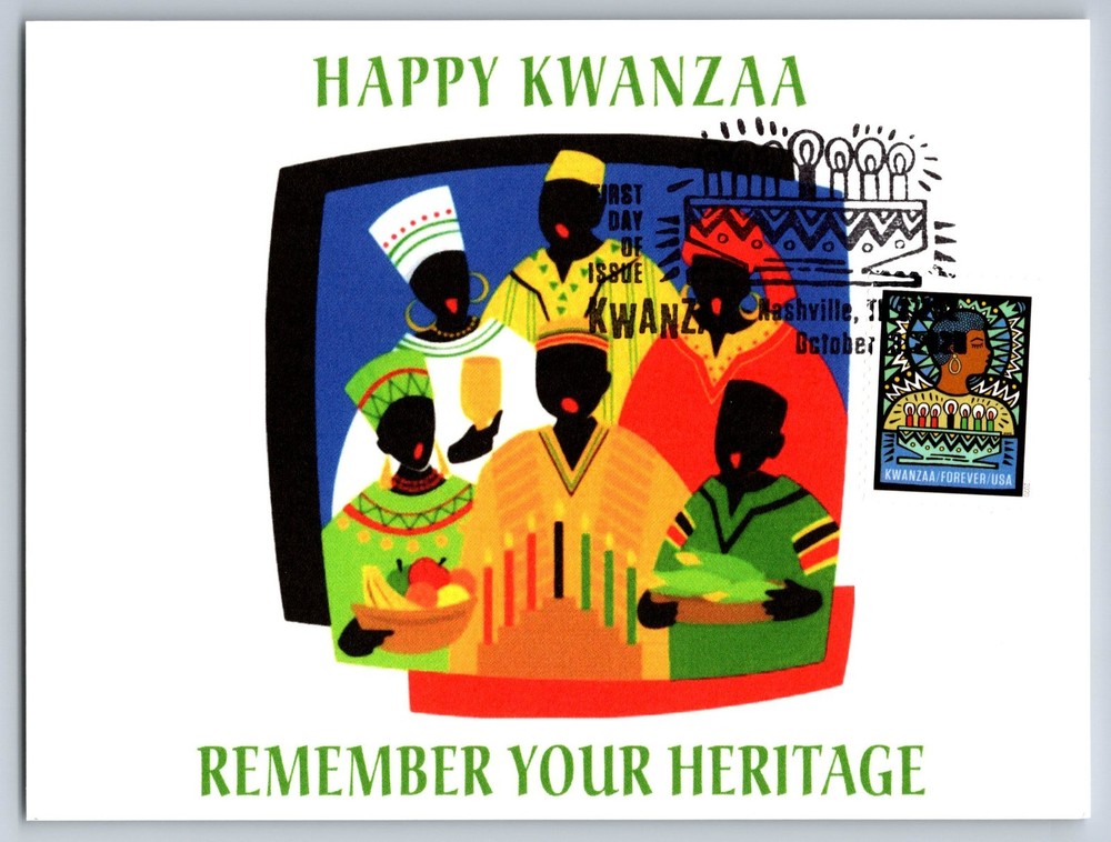 #5531 Kwanzaa FDC Maxi Card