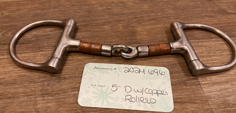 5” Stainless D Ring Bit W/ Copper Rollers