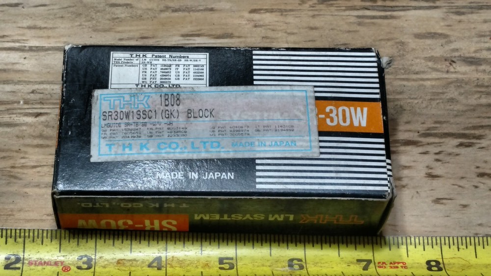 THK LM System ~ SR-30W Bearing Block
