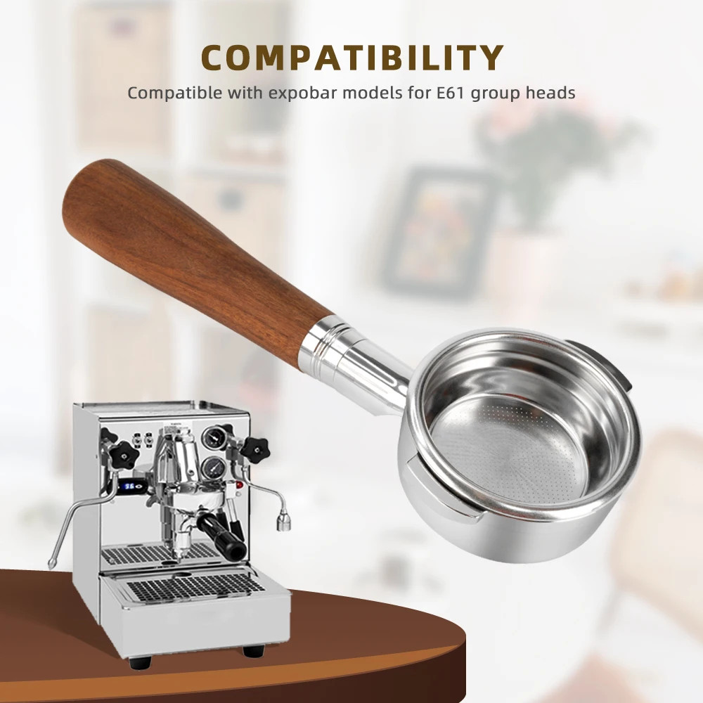 58MM coffee handle Compatible with the Eureka E61 brewing head,stainless steel