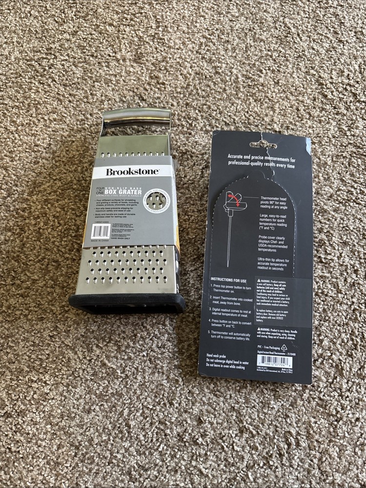 Box Grater & Digital Thermometer