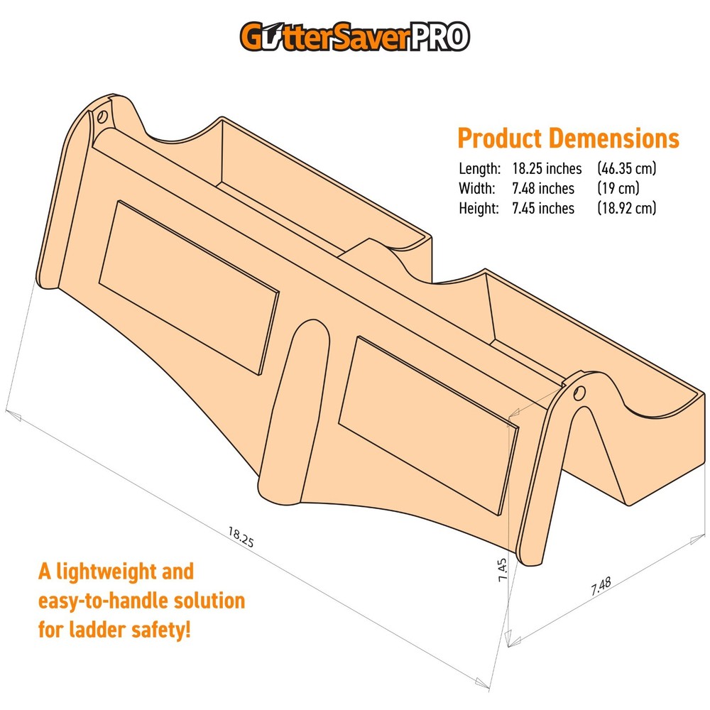 Gutter Saver PRO | Ladder Stabilizer & Gutter Protector | Shipping Included