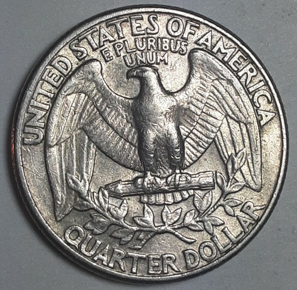 1978 D Washington Quarter in nice condition. Filled In Mint Mark.