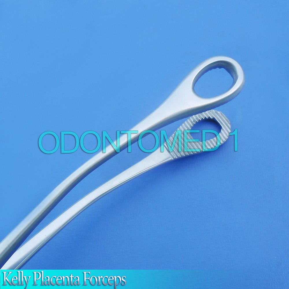 Kelly Placenta Sponge Forceps 13" Surgical Instruments