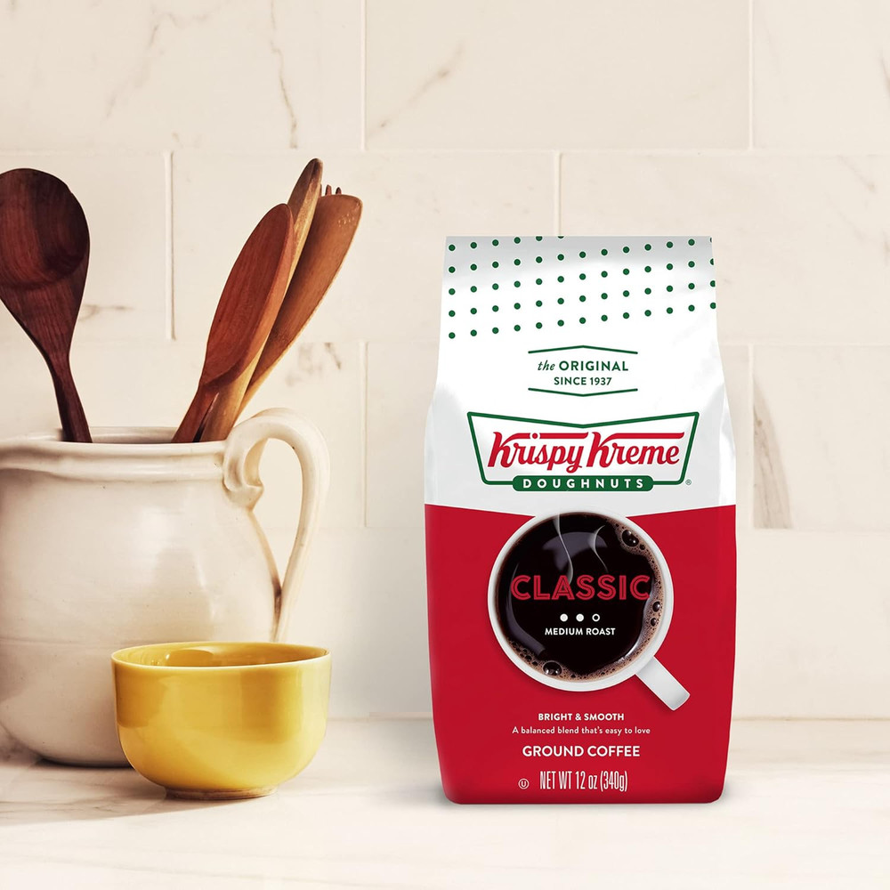 Doughnuts, Classic, Ground Coffee, Medium Roast, Bagged 12Oz