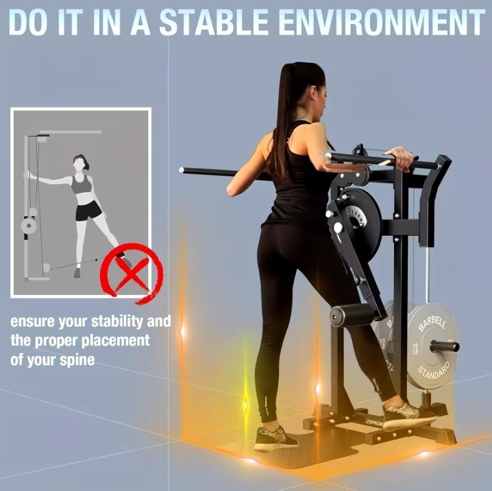 Heavy-Duty Leg Raise Hip Training Machine Adjustable Standing WE SHIP OVERSEAS