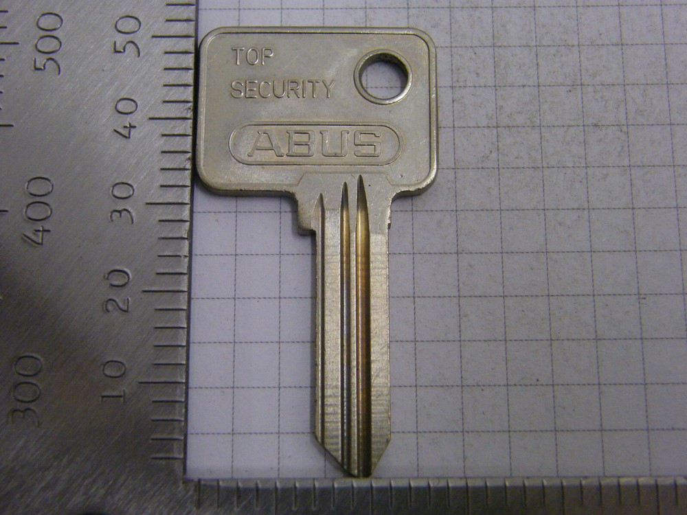 Abus Key Blank A 87/40 + 87/50 Top Security Padlock Curtain Lock