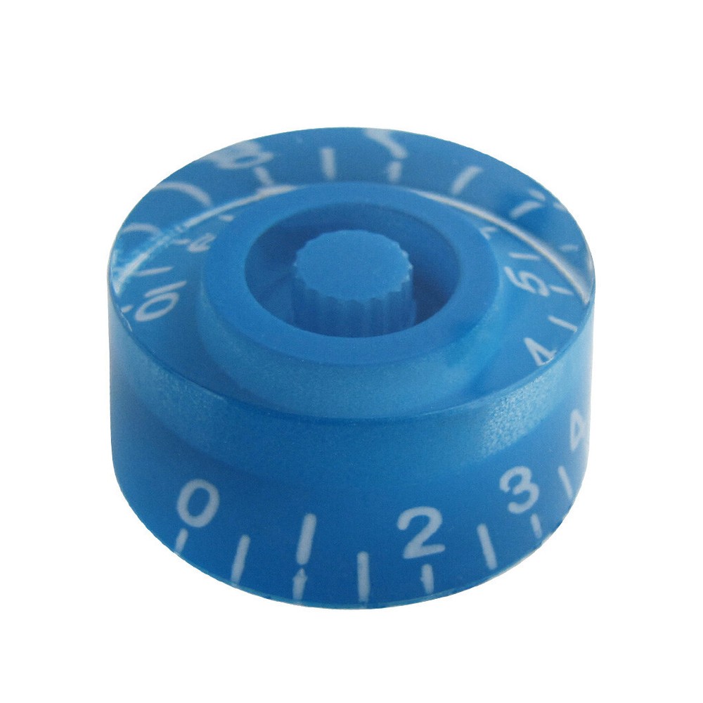 FLEOR 20PCS Blue Barrel LP Guitar Volume Tone Knob Control Speed Knobs Button