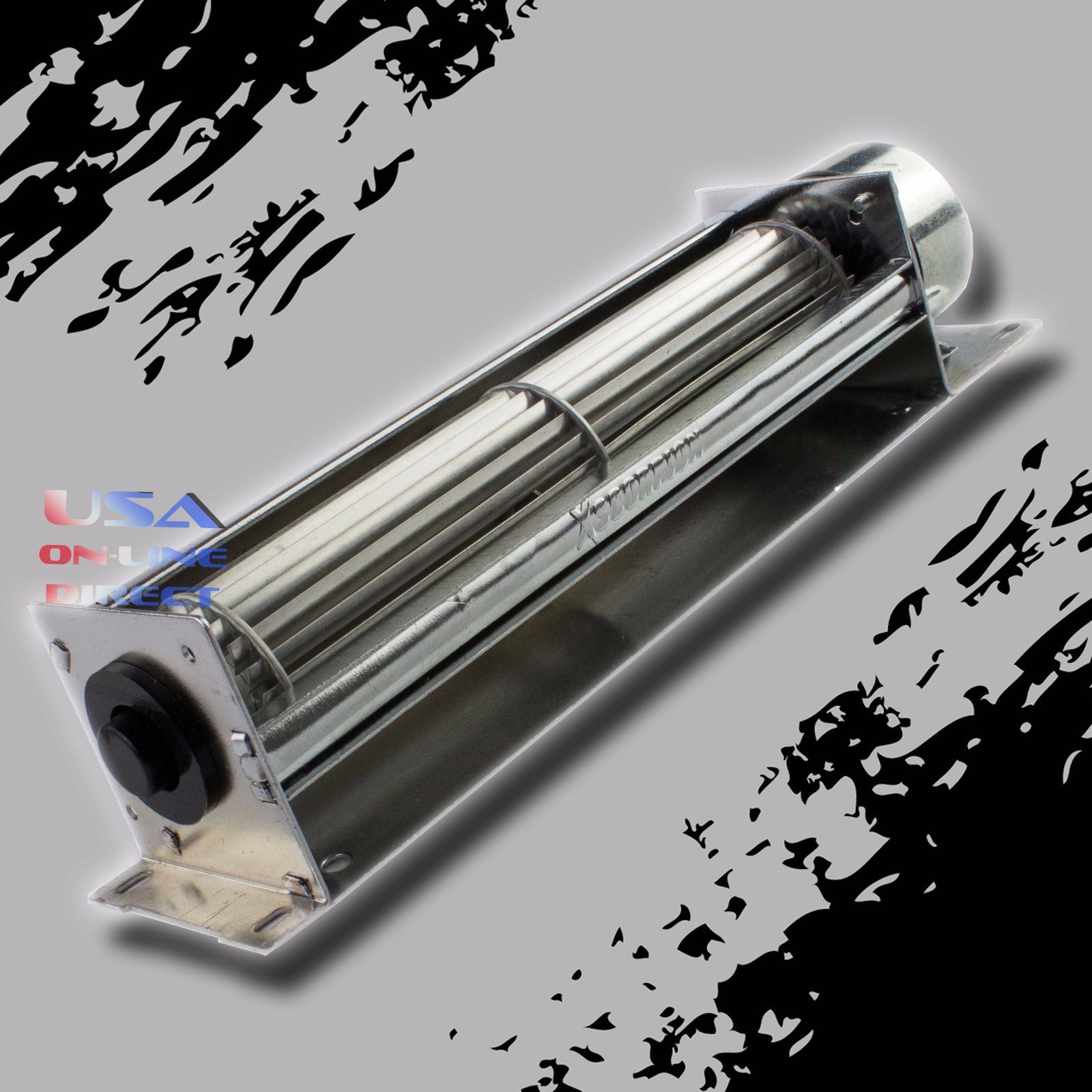 8" Cross Flow Car Stereo Amplifier Cooling Fan Marine Audio RV CPU SUV USA