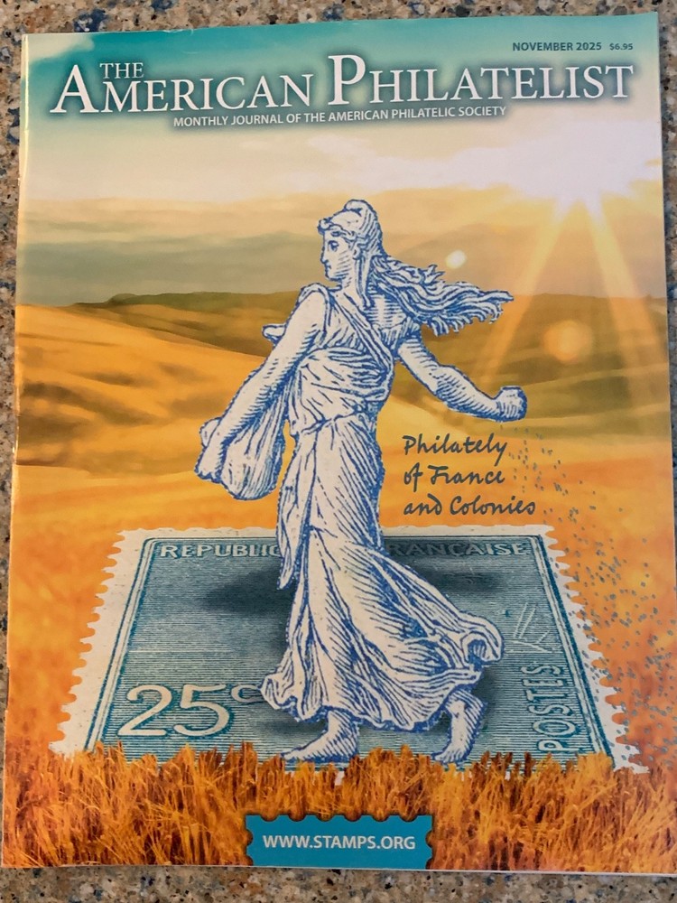 American Philatelist Magazine  2025,  November