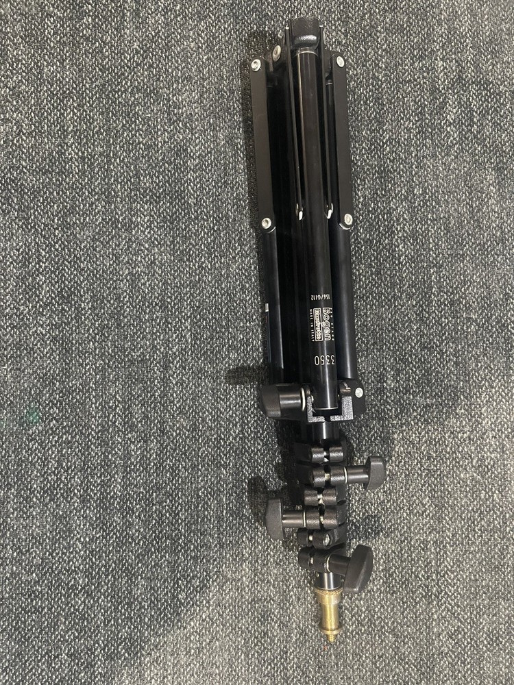 Bogen Manfrotto 3350 Mini Tabletop Tripod Camera Stand Adjustable Metal Compact