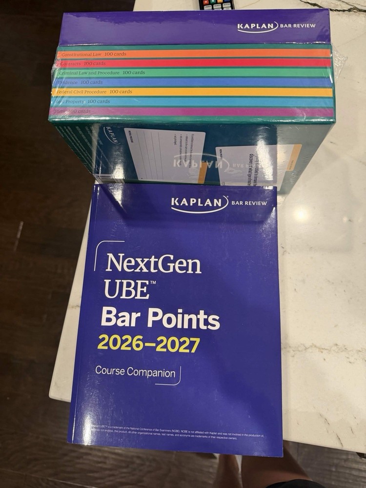 Kaplan Next Gen Bar Book And MBE flashcards Bundle