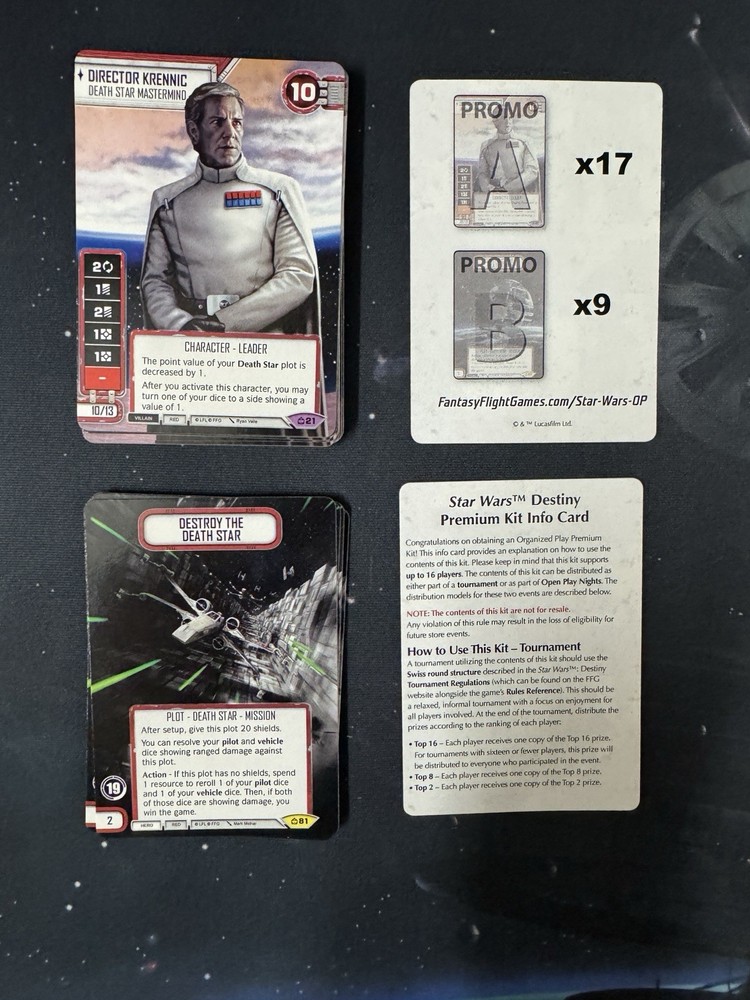 Star Wars Destiny Premium Kit Open Box New