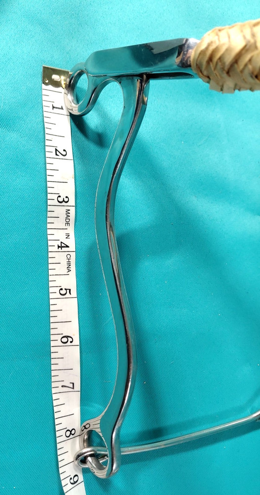 HORSE MECHANICAL HACKAMORE STAINLESS BRAIDED RAWHIDE PARTRADE