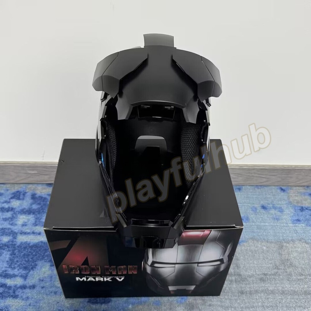 Autoking Iron Man Helmet MK5 1/1 Voice-controlled Mask Transform Cosplay Prop