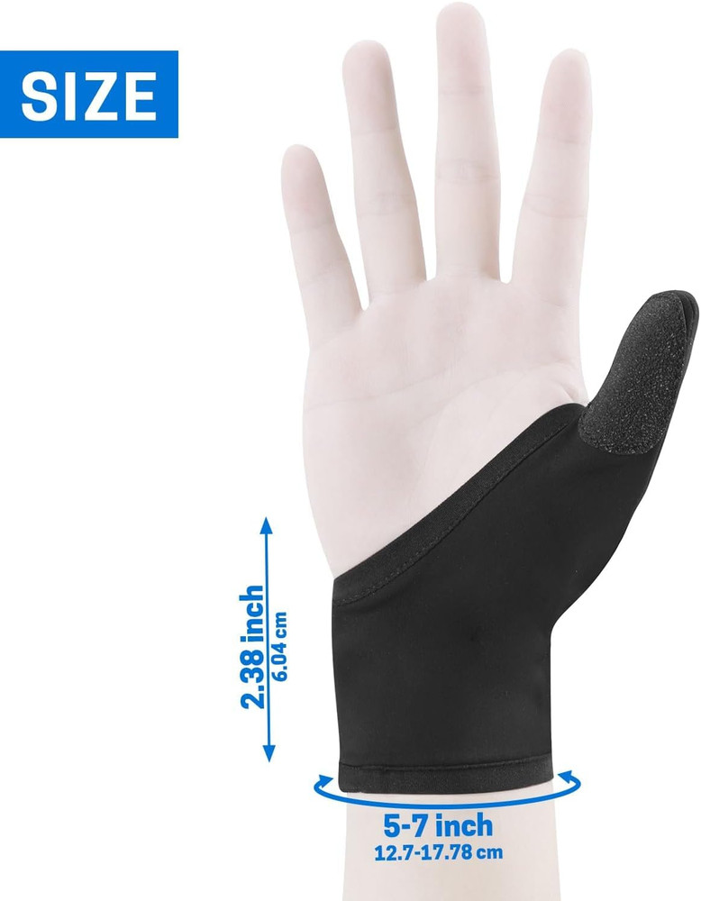 VISEMAN Bowling Thumb Saver Protector, Lightweight Bowling Thumb Sock, Bowling