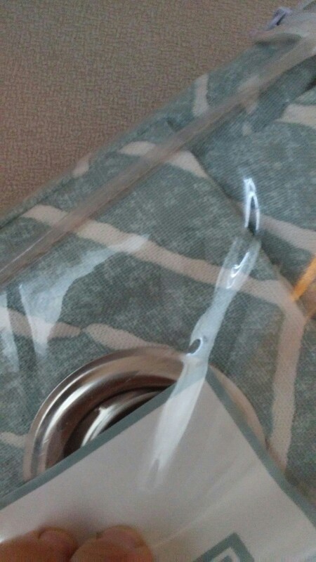 PERIHOME HERRINGBONE ONE(1)GROMMET PANEL 100%COTTON
