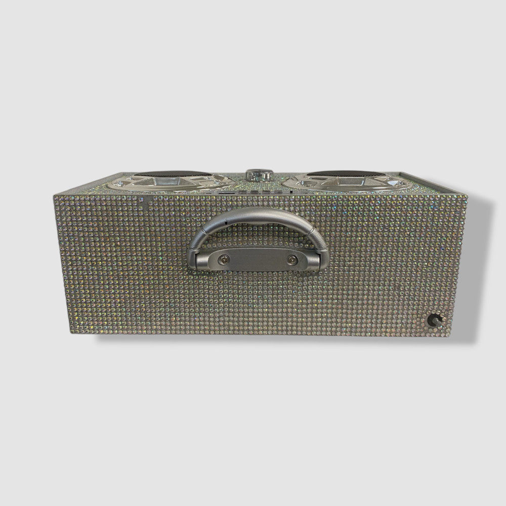 Wireless Express Bling Iridescent Portable Boombox Bluetooth Speaker