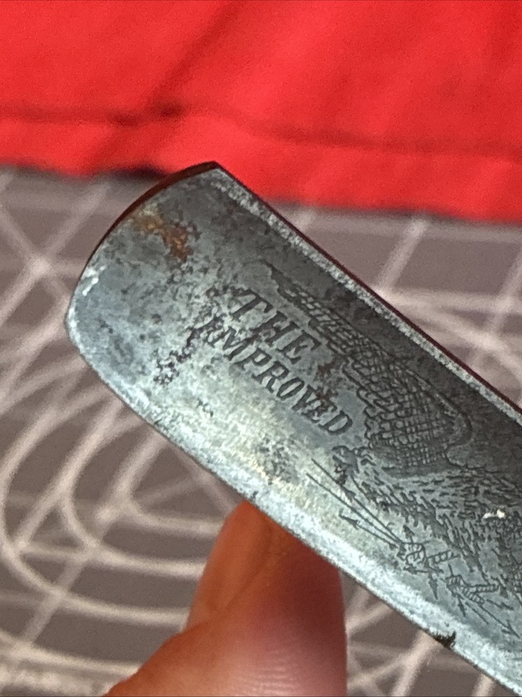 Antique The Improved Eagle Razor Straight Razor