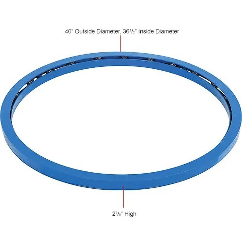 Pallet & Skid Carousel Turntable Rotating Ring 2000 Lb. Capacity