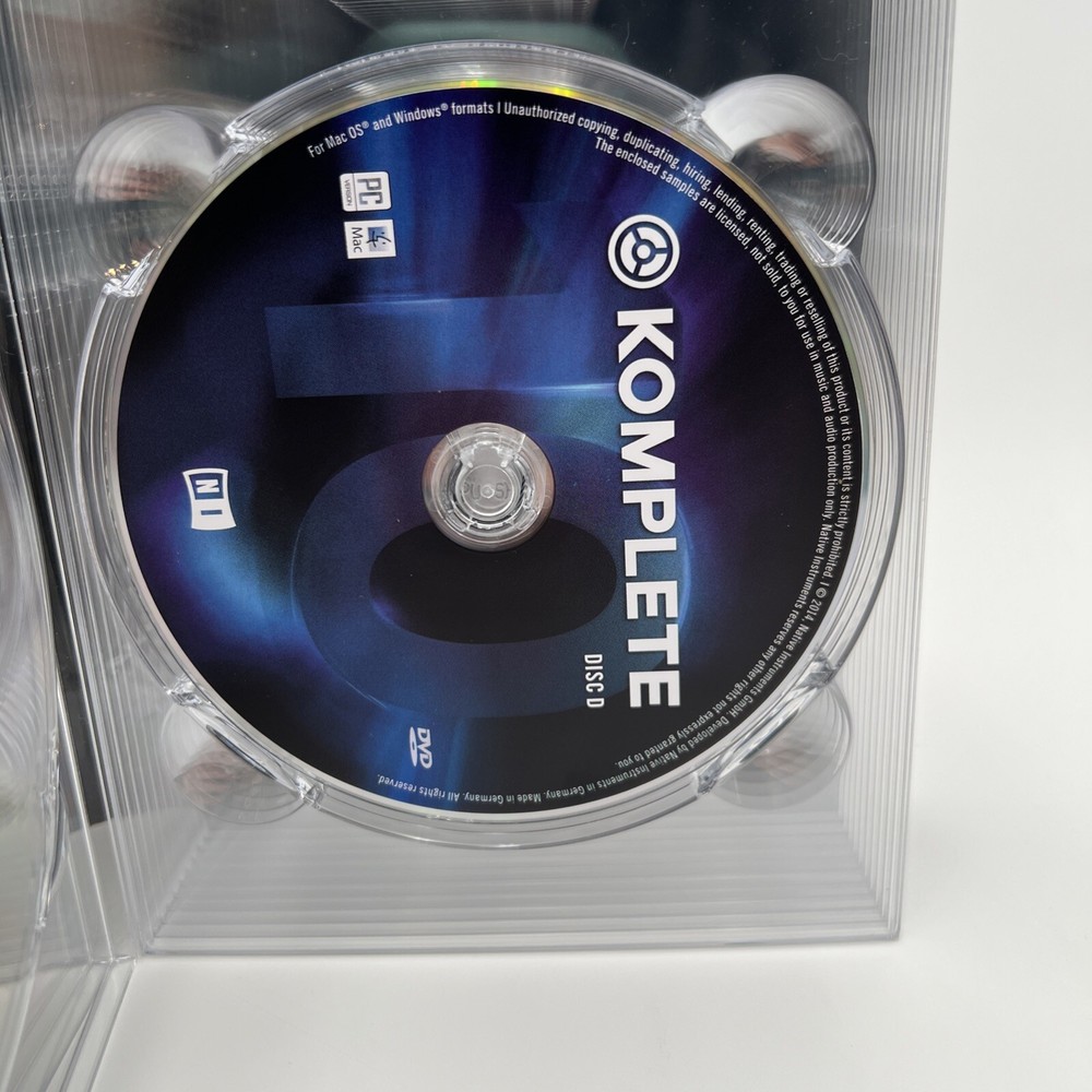 Komplete 10 For Kontrol S-Series On Disc Native Instruments READ
