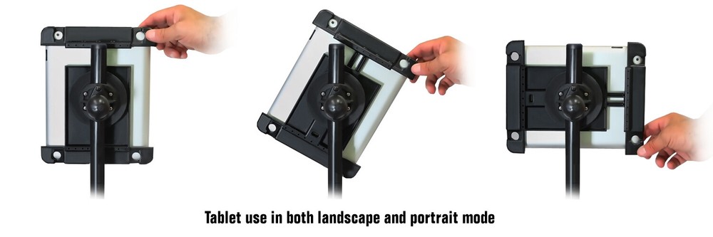RAM Tablet Universal Keyboard Adapter Holder Accessory with Roto-View