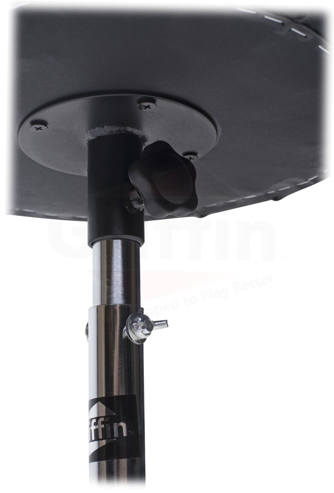 Drum Throne, Foot Kick Pedal & Snare Drum Stand | (3 Piece) Hardware BUNDLE Pack
