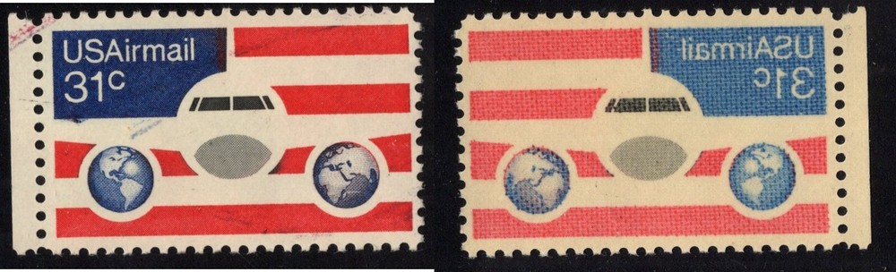 U.S. - C90 - Complete Offset on back - Never Hinged