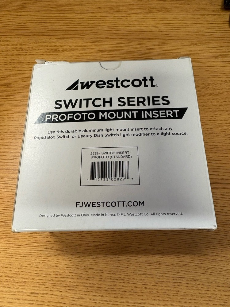 Westcott Rapid Box Switch / Beauty Dish Switch Insert for Profoto Flash Heads