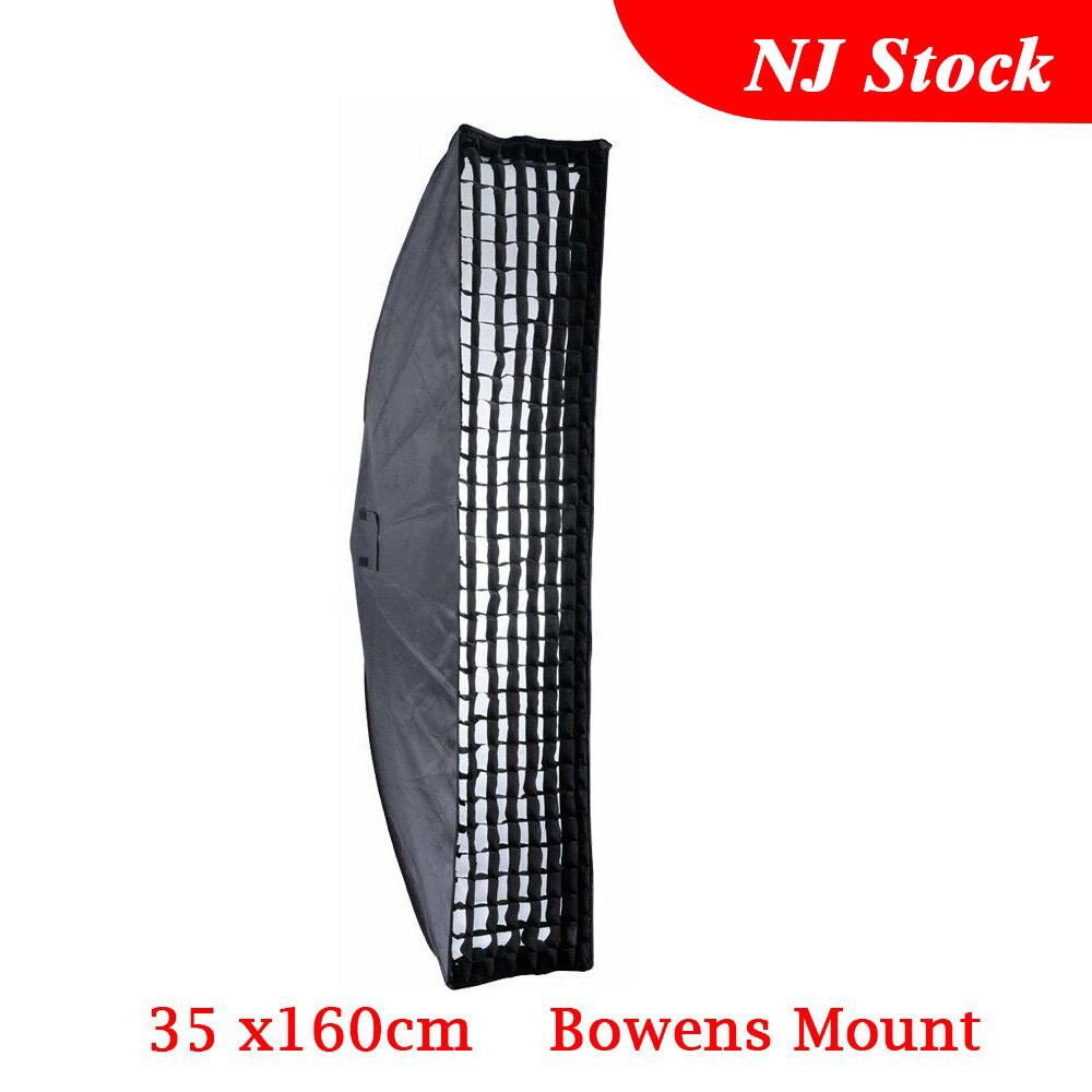 Godox 35x160cm Honeycomb Grid Softbox Bowens Mount Studio Strobe Camera Flash
