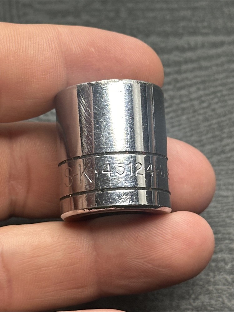 SK 3/4" SAE 3/8" Drive 12 Point 45124 Socket