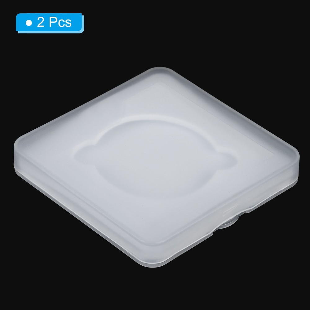 52mm Lens Filter Case, 2pcs Camera Filter Case Portable Lens Filter Box