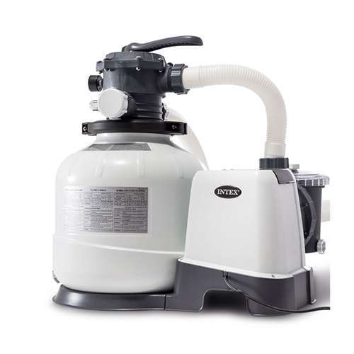 Intex 2800 GPH Above Ground Pool Sand Filter Pump w/ Automatic Timer (Brown Box)