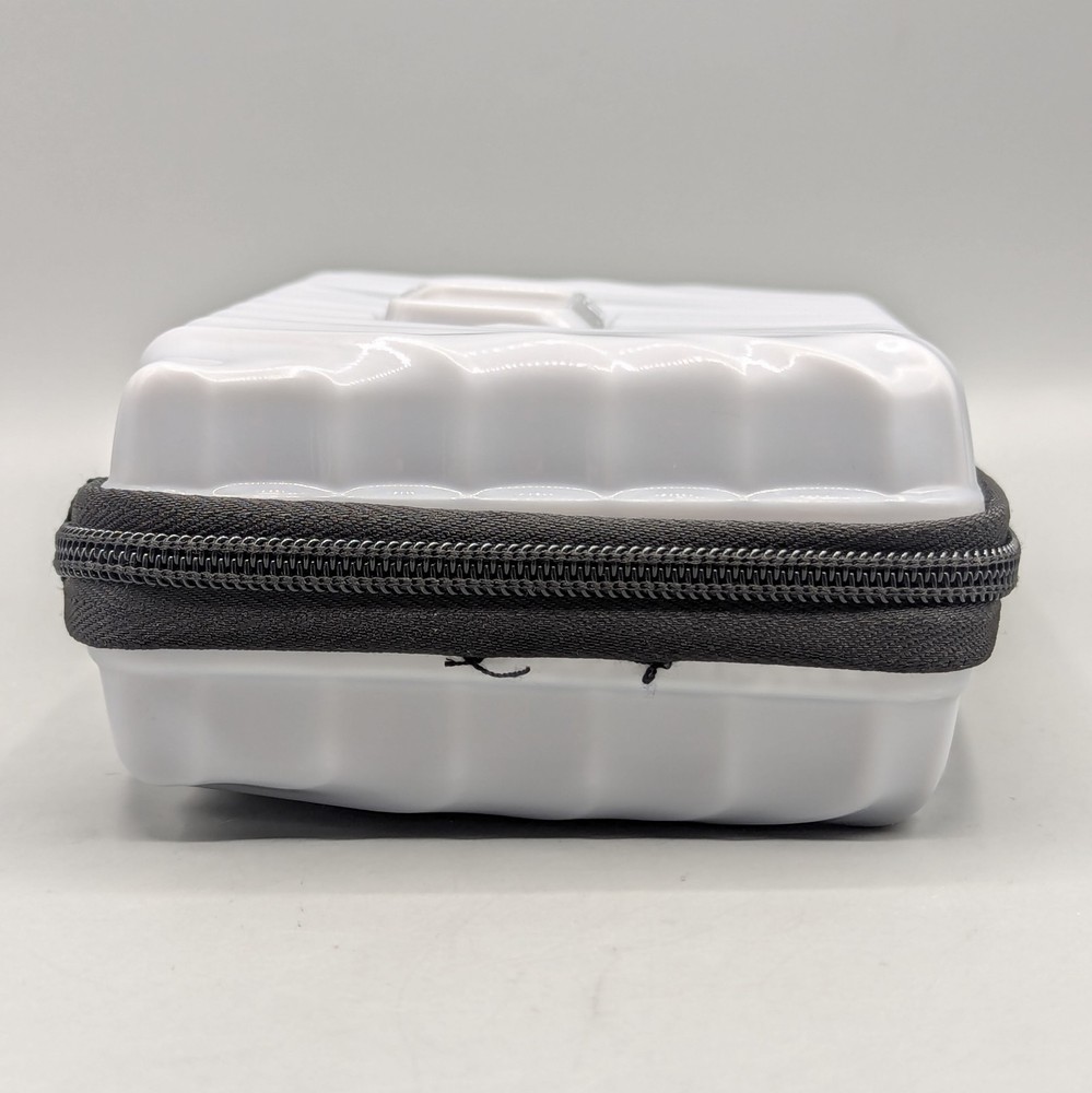 Tumi Delta Silver Mini Hard Shell Amenity Case Kit EMPTY