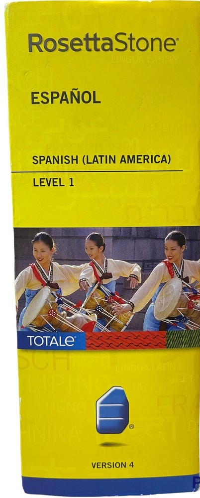 Rosetta Stone Spanish Espanol (Latin America) Level 1 Version 4 with Code SEALED