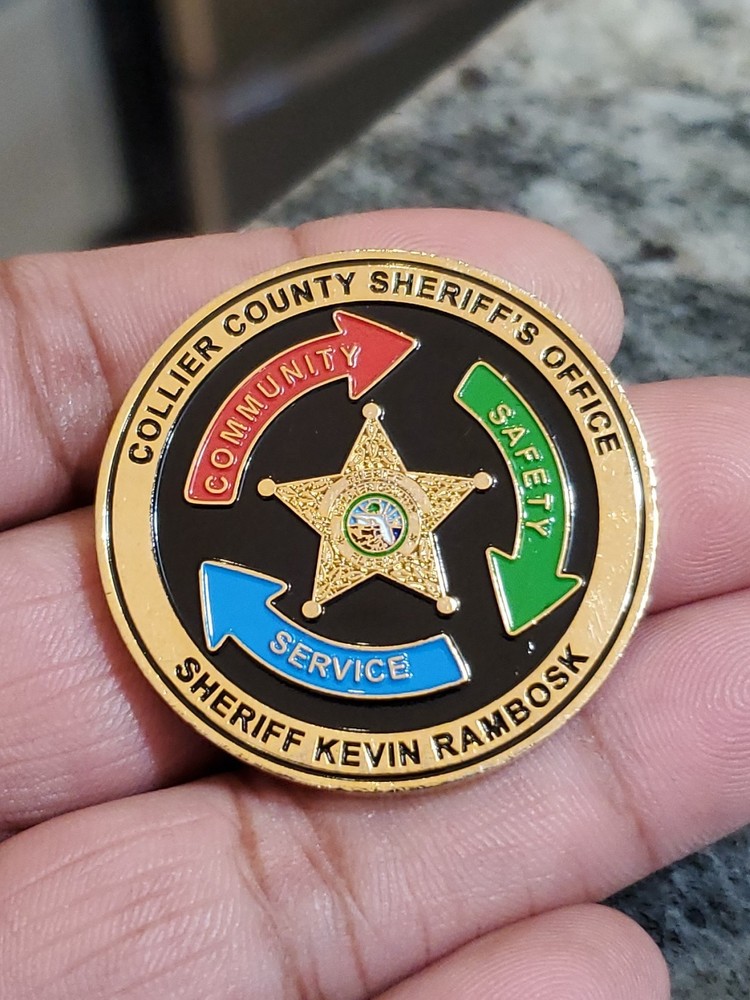 RARE Collier County Sheriff's Office Challenge Coin