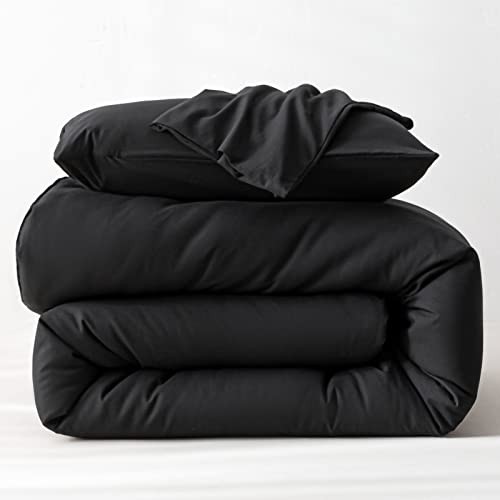 Comforter Set Queen, 3pcs(1 Boho Comforter & 2 Queen Comforter 90"x90" Black