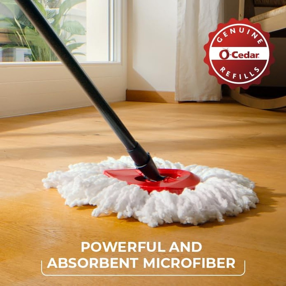 O-Cedar EasyWring Spin Mop Head Refill (Pack of 2) 2 - Pack