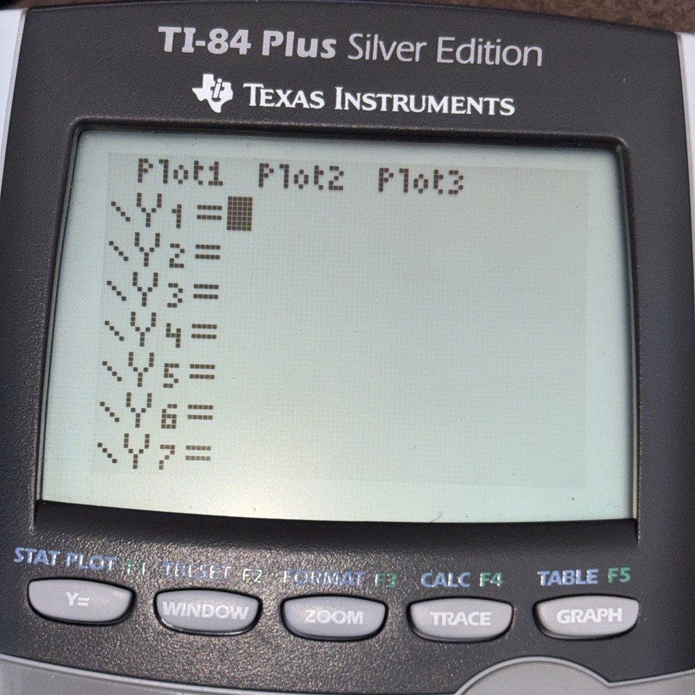 Texas Instruments TI-84 Plus Silver Edition Graphic Calculator Tested Perfect
