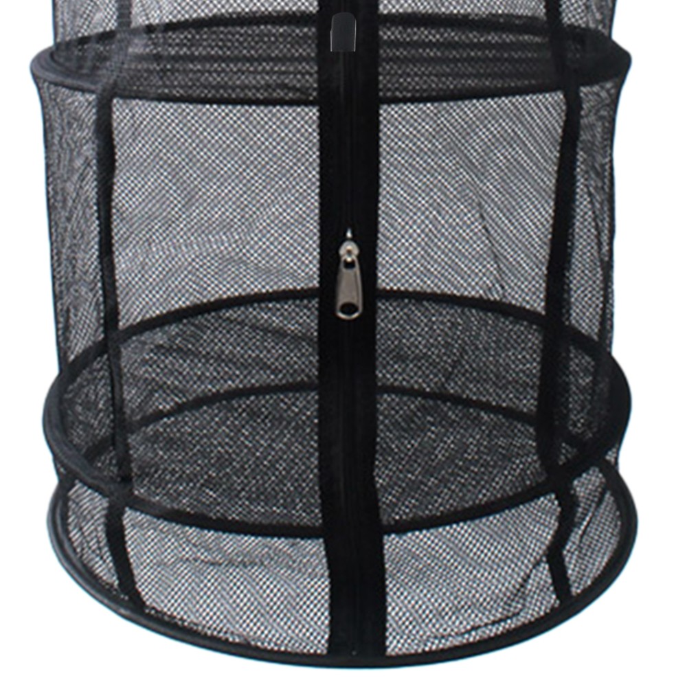 Drying Rack Zipper Clothes Mesh Collapsible Hanging Dryer Net