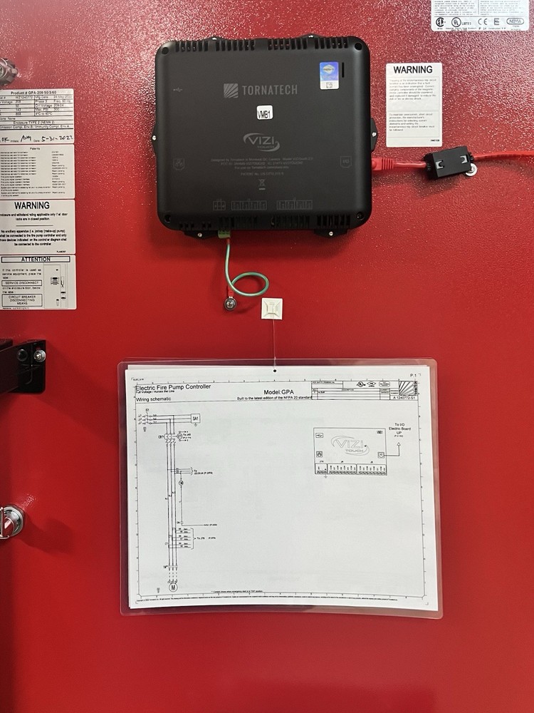 TORNATECH Fire Pump Controller GPA-208/50/3/60 50HP 300PSI 3-Phase, NEW