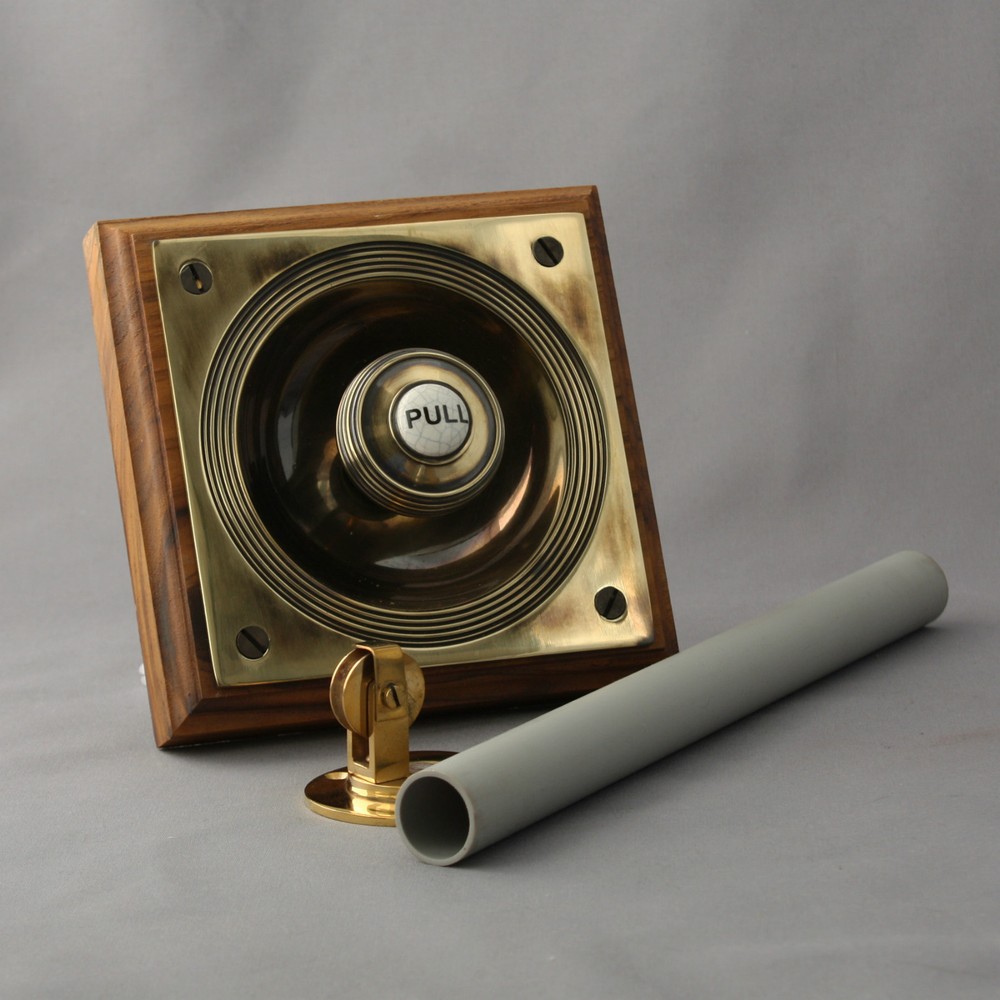 Brass Claverley Front Door Bell Pull