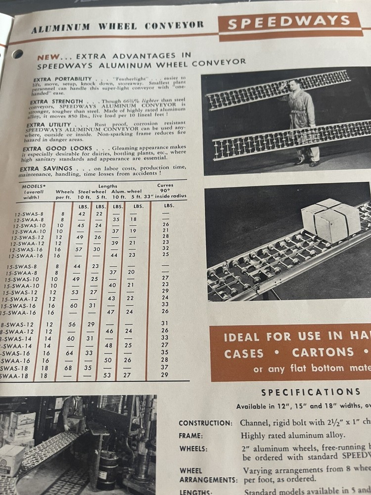 Speedways Conveyors Equipment Catalog