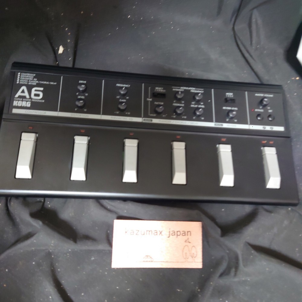 Korg A6 Guitar Multi Effects Processor Foot Controller Tested