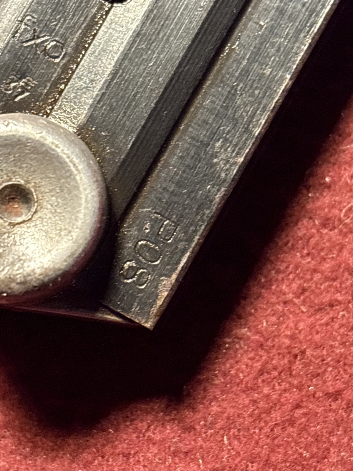 WW2 German Luger P08 magazine fxo WaA37 P-08 mag 9mm BLACK WIDOW 8rd